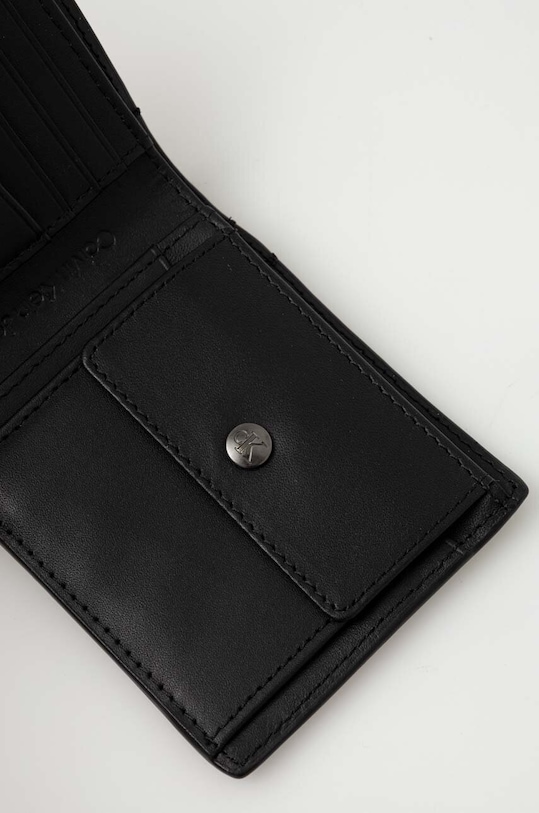 Calvin Klein Jeans bőr pénztárca fekete K50K511432
