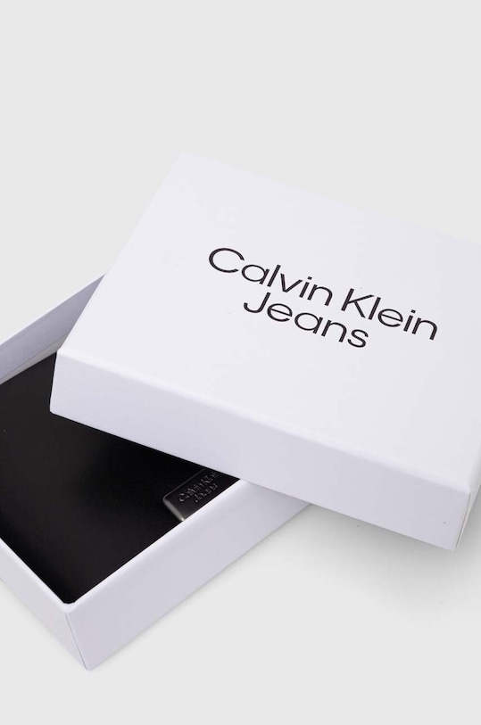 Calvin Klein Jeans bőr pénztárca K50K511451 fekete