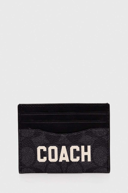 Coach etui skóra licowa szary CP276