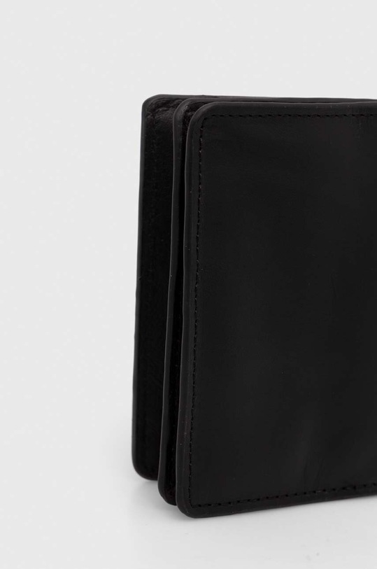 Akcesoria Pepe Jeans portfel skórzany KLAY WALLET PM070381 czarny