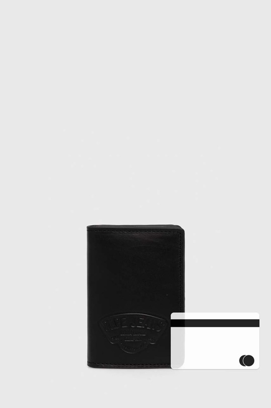 Pepe Jeans portfel skórzany KLAY WALLET PM070381 czarny