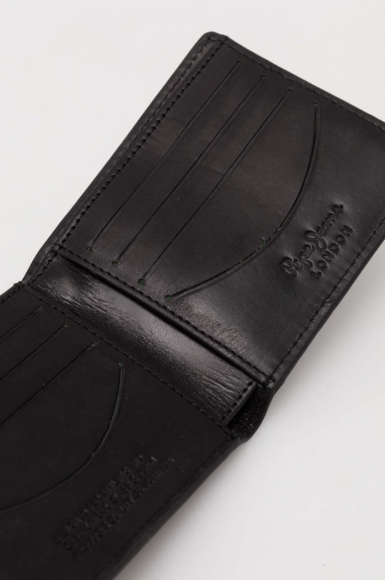 Кожаный кошелек Pepe Jeans KELIAN WALLET PM070382 чёрный SS24