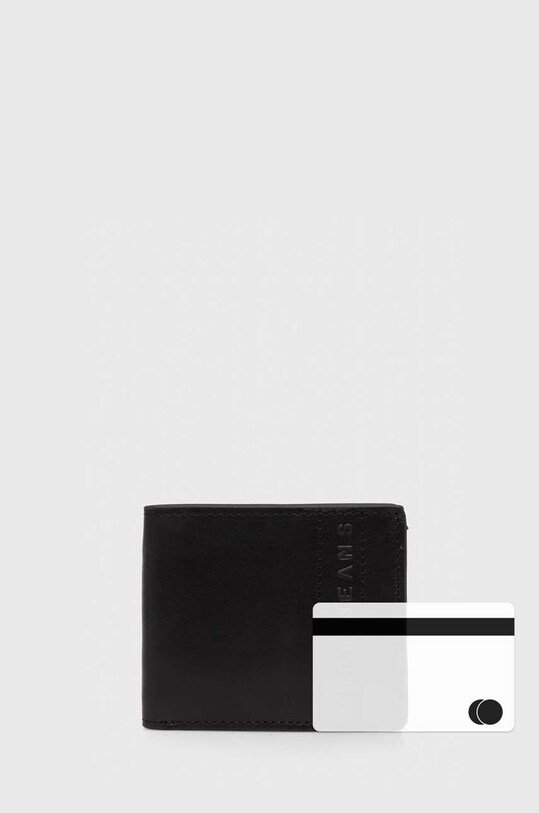 Кожаный кошелек Pepe Jeans KELIAN WALLET PM070382 чёрный