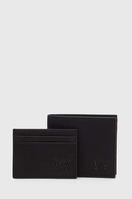 Novčanik i etui za kartice Armani Exchange Planet friendly crna 958535.3F892