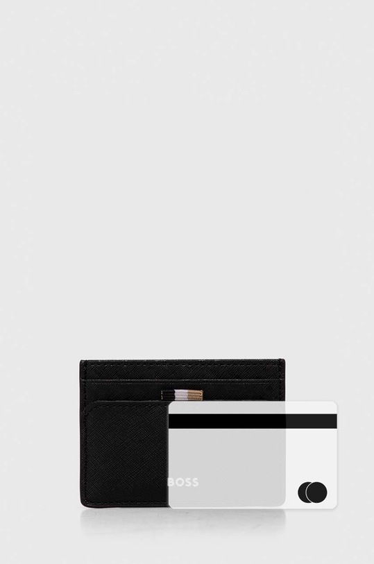 BOSS etui na karty czarny 50517065