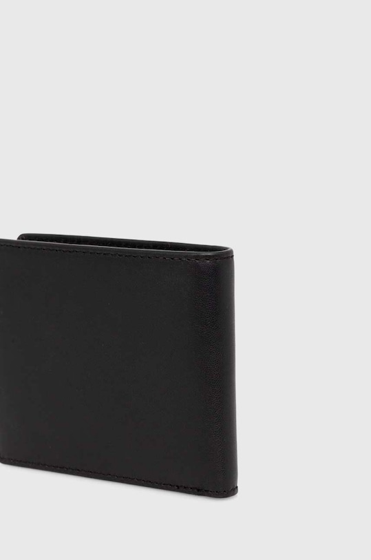 Kožená peněženka HUGO 50516966 černá SS24