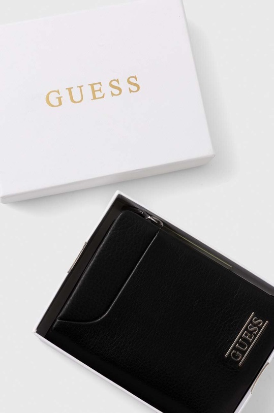 Кожен портфейл Guess NEW BOSTON черен SMNEBR.LEA46