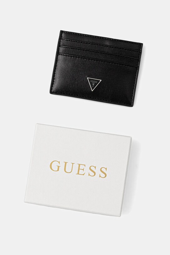 Accesorii Guess carcasa din piele SMCSLE.LEA25 negru