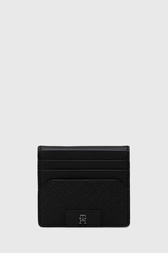 Kožni etui za kartice Tommy Hilfiger etui za kartice crna AM0AM12172