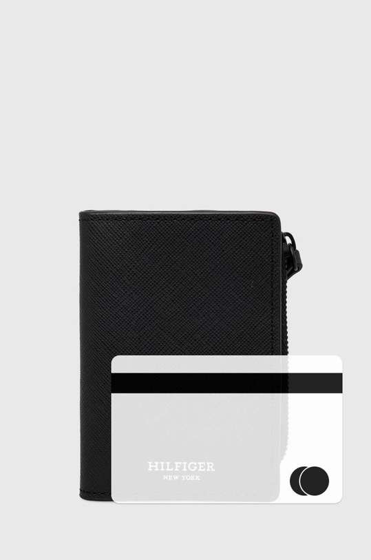 Tommy Hilfiger portfel skórzany AM0AM12306 czarny