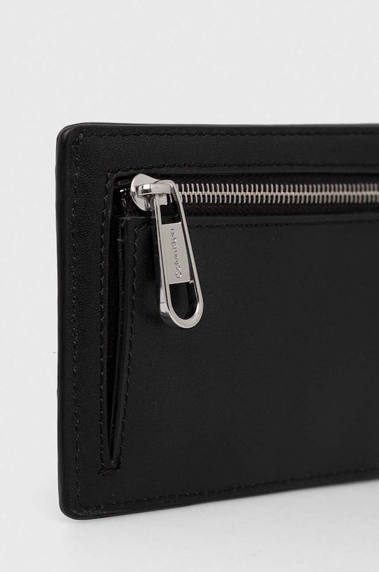Kožené pouzdro na karty Calvin Klein K50K511686 černá SS24
