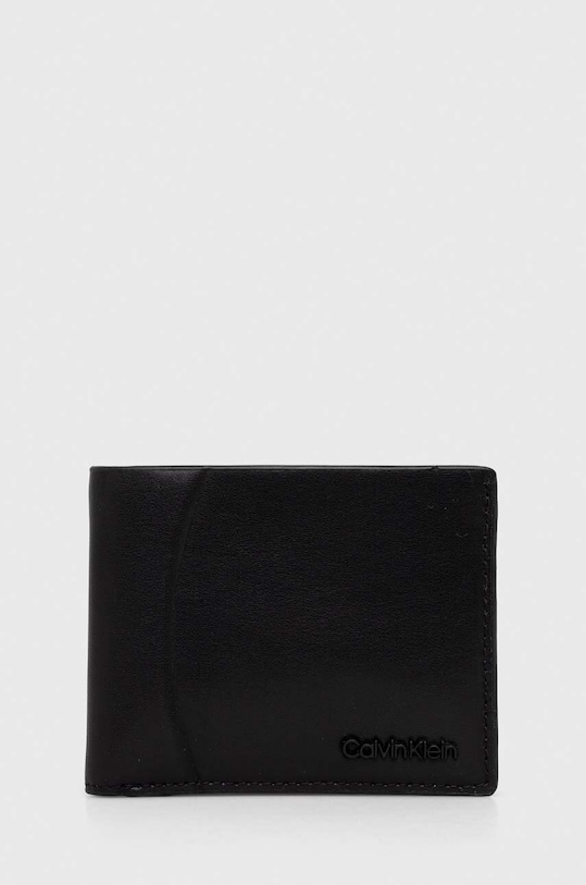 Calvin Klein portfel skóra licowa czarny K50K511695