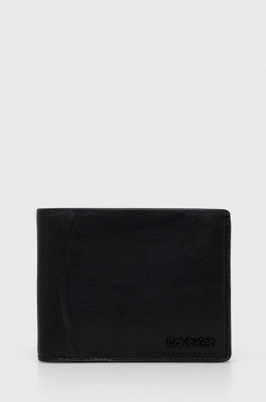 Calvin Klein portfel skóra licowa czarny K50K511696