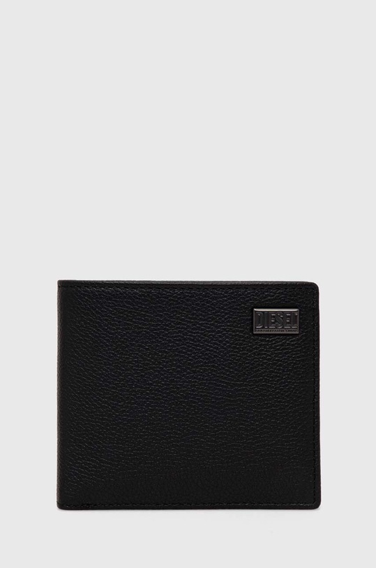 Diesel portafoglio in pelle pelle fiore nero X09909.P0685