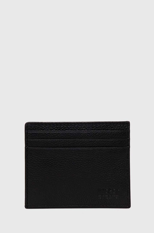 Diesel etui na karty skórzane X09910.P0685 czarny SS24