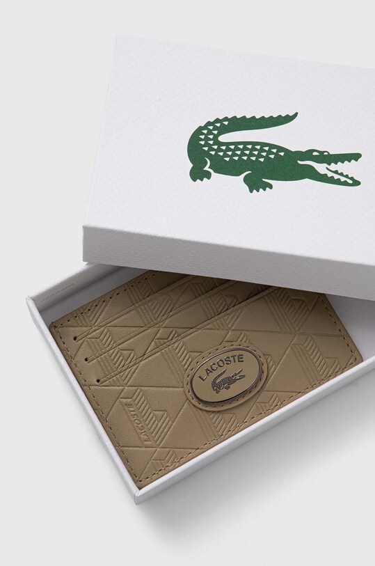 Accesorii Lacoste card holder NH4397 bej