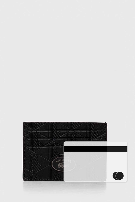 Lacoste carcasa cardului negru NH4397