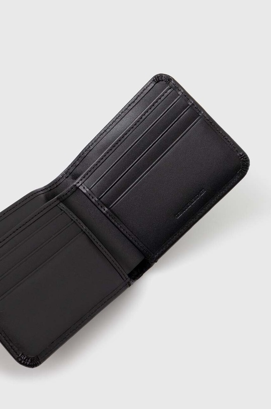 Accessories Fred Perry leather wallet Burnished Leathr B'Fold Wallet L5322.102 black