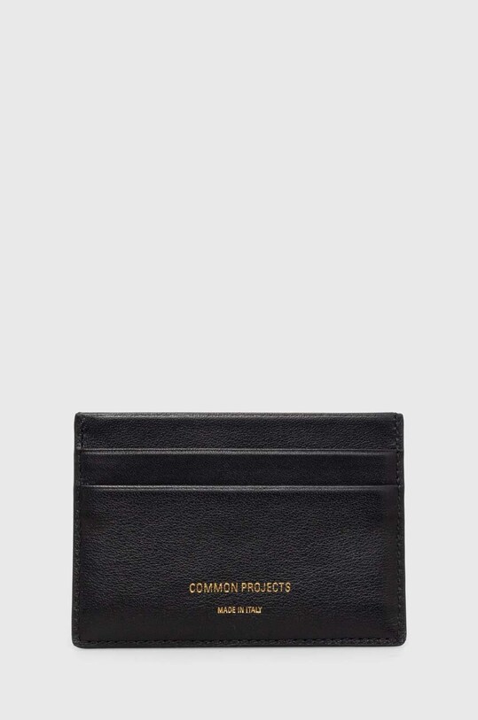 Common Projects leather card holder Multi Card Holder plain black 9177.7547