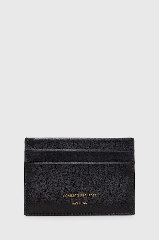 Кожаный чехол на карты Common Projects Multi Card Holder гладкий чёрный 9177.7547