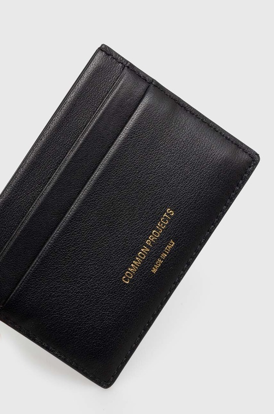 Аксессуары Кожаный чехол на карты Common Projects Multi Card Holder 9177.7547 чёрный