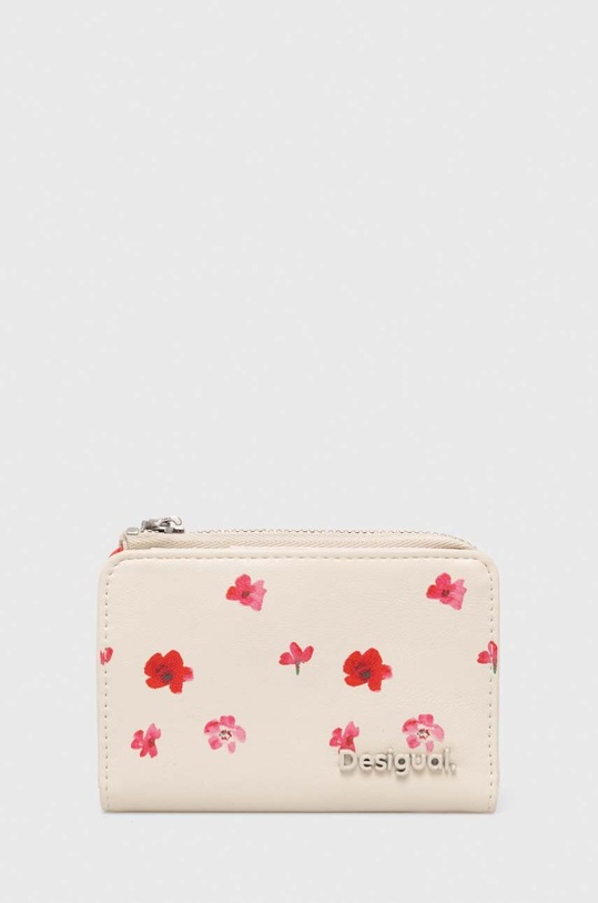 Desigual portfel CIRCA EMMA MINI syntetyczny beżowy 24SAYP21