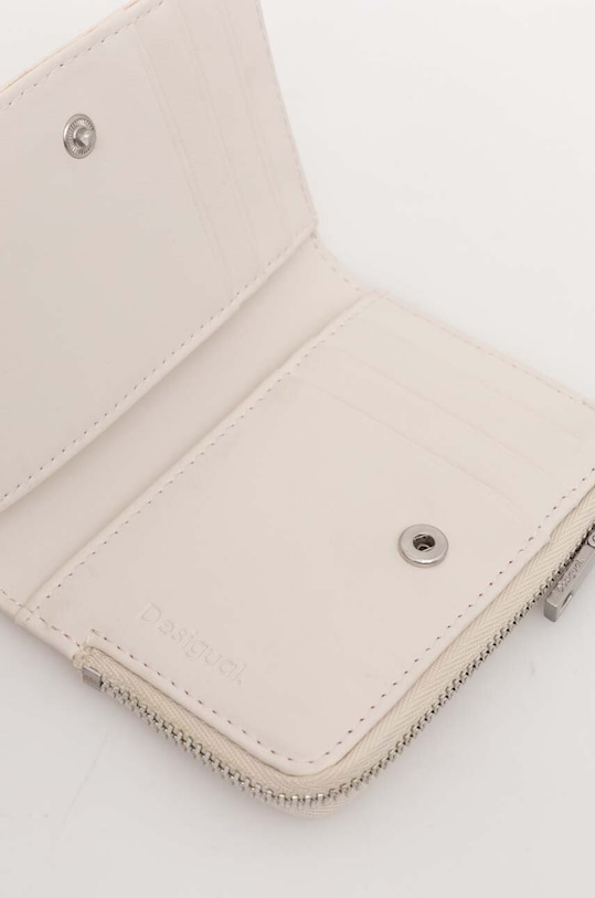 Akcesoria Desigual portfel CIRCA EMMA MINI 24SAYP21 beżowy