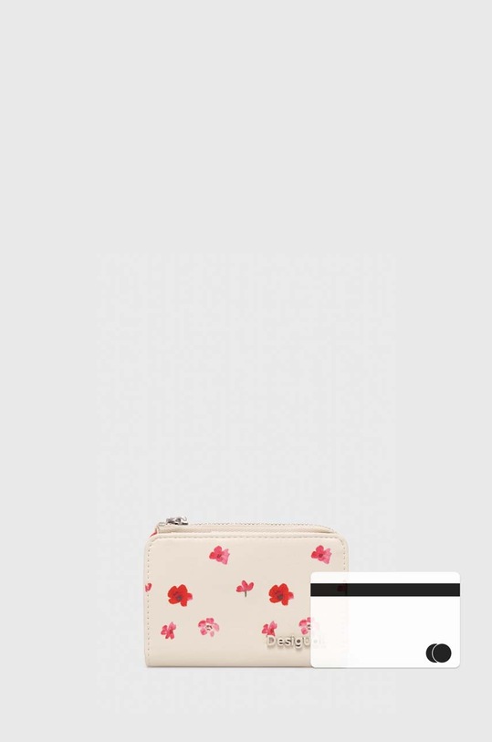 Desigual portfel CIRCA EMMA MINI beżowy 24SAYP21
