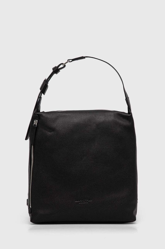 Marc O'Polo ghiozdan de piele uni negru 31012133301138