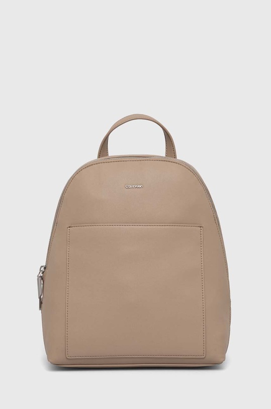 Calvin Klein plecak nie mieści A4 beżowy K60K611363