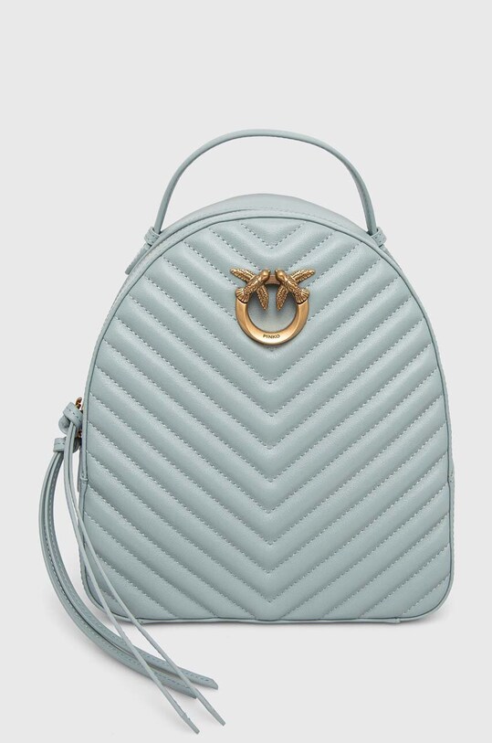 Pinko plecak skórzany nie mieści A4 niebieski 102530.A1J2