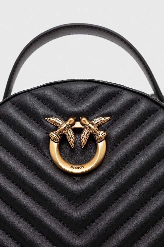 Pinko ghiozdan de piele negru 102530.A1J2