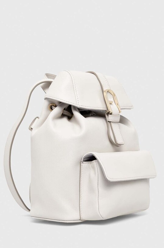 Furla ghiozdan de piele Flow WB01084.BX2045.1704S alb SS24