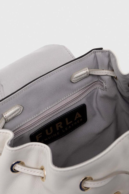 Furla ghiozdan de piele Flow WB01084.BX2045.1704S alb