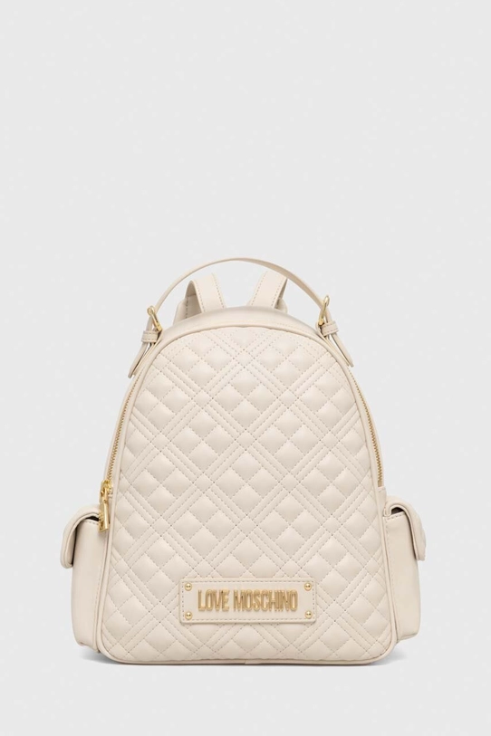 Love Moschino rucsac imitatie de piele bej JC4015PP1I