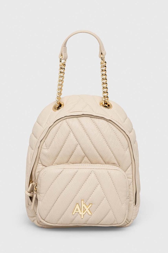 Armani Exchange plecak nie mieści A4 beżowy 942889.2F745