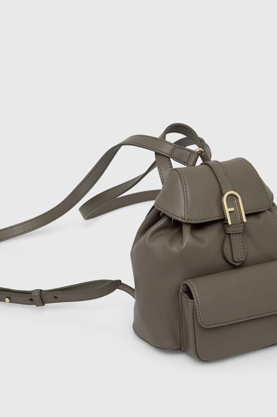 Шкіряний рюкзак Furla WB01291.BX2045.2810S зелений SS24