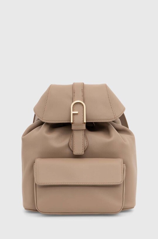 Furla ghiozdan de piele uni bej WB01084.BX2045.1257S