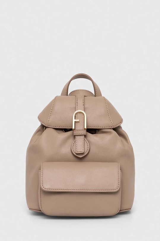 Furla ghiozdan de piele uni bej WB01291.BX2045.1257S