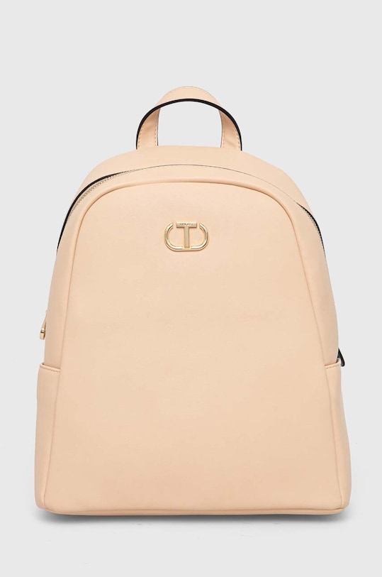 Twinset plecak nie mieści A4 beżowy 241TD8276