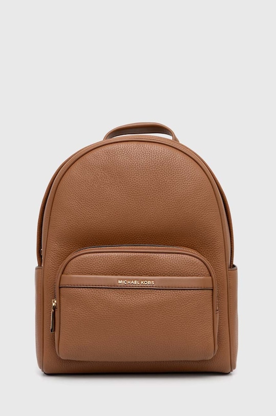 Шкіряний рюкзак MICHAEL Michael Kors лицьова шкіра коричневий 30S4G8XB2L