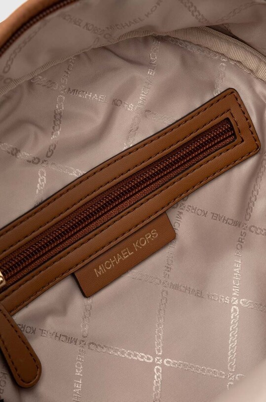 Шкіряний рюкзак MICHAEL Michael Kors 30S4G8XB2L коричневий