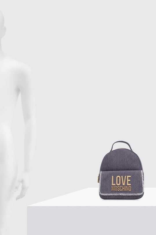 Love Moschino plecak bawełniany JC4319PP0I fioletowy
