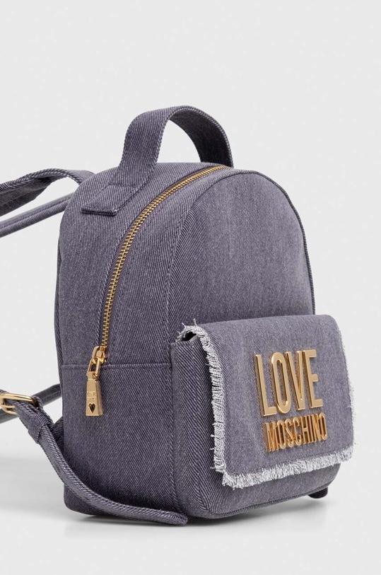 Love Moschino plecak bawełniany JC4319PP0I fioletowy SS24