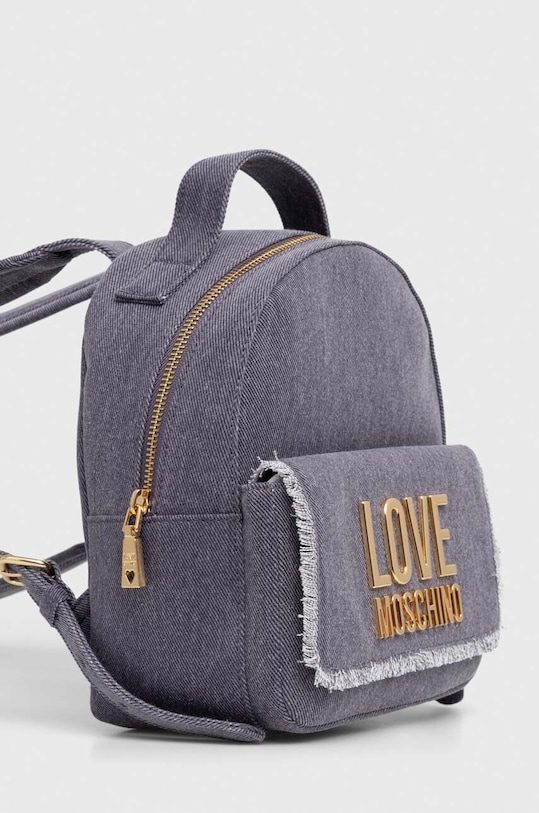 Love Moschino plecak bawełniany JC4319PP0I fioletowy SS24