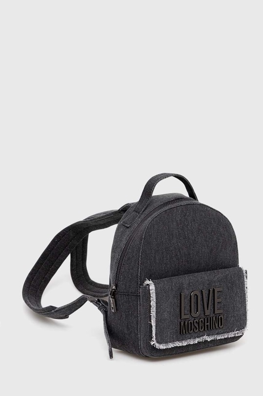 Love Moschino plecak bawełniany JC4319PP0I szary SS24