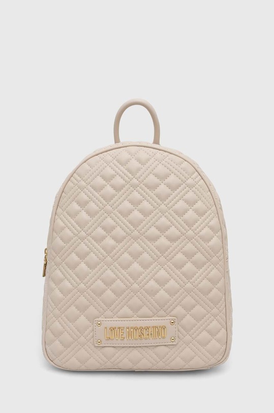 Love Moschino plecak nie mieści A4 beżowy JA10223G05JD110C