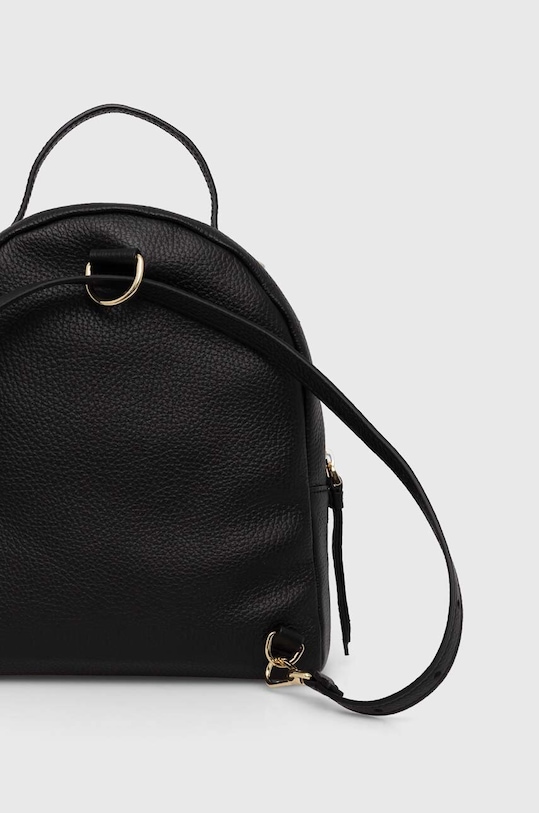 Coccinelle plecak skórzany czarny E5.Q1F.54.01.01