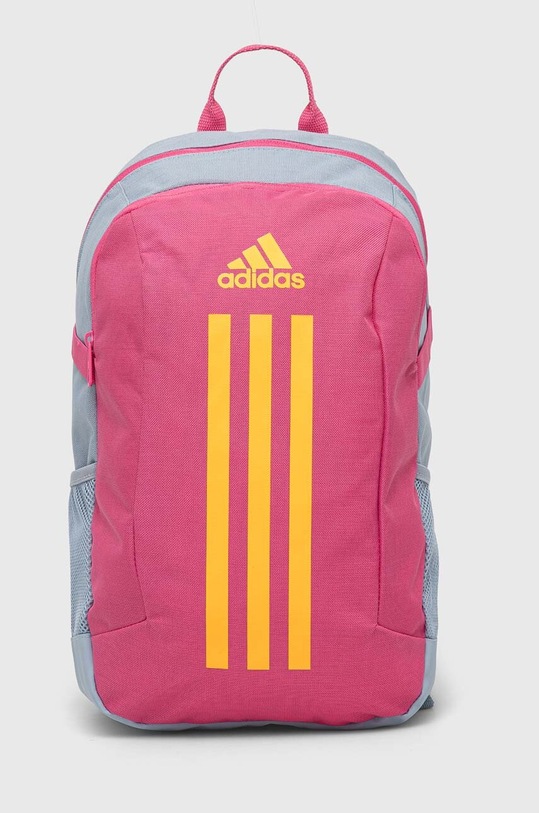 Παιδικό σακίδιο adidas Performance POWER BP PRCYOU υφασμάτινο ροζ IP9786