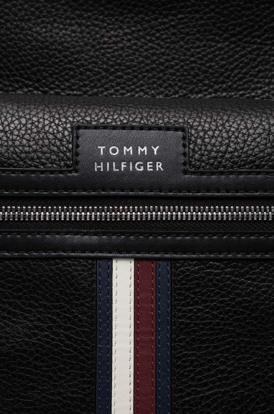 Kožený batoh Tommy Hilfiger AM0AM12293 černá